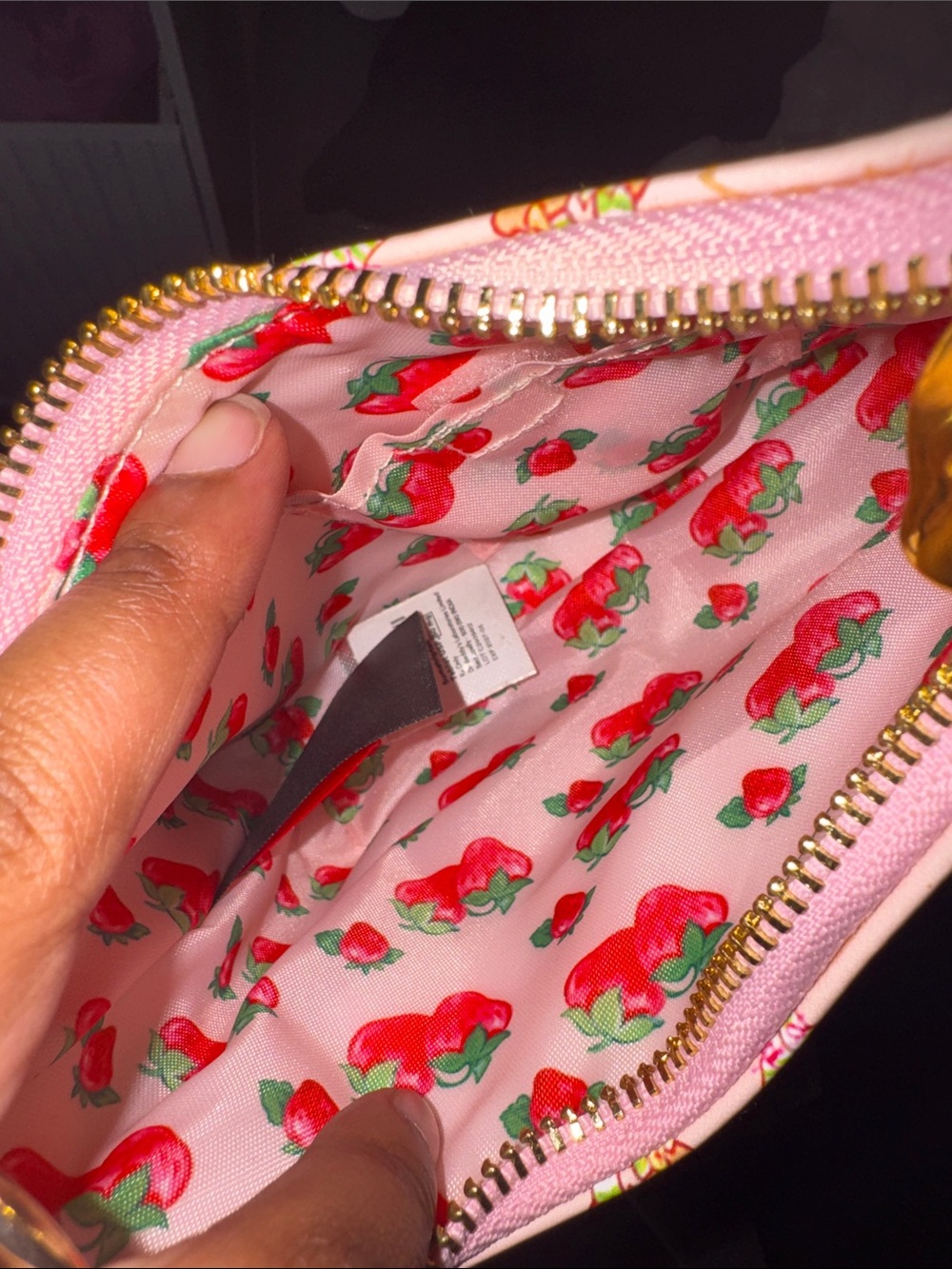 Pink Printed Mini Shoulder Bag with Character Motif - Picture 4 of 4